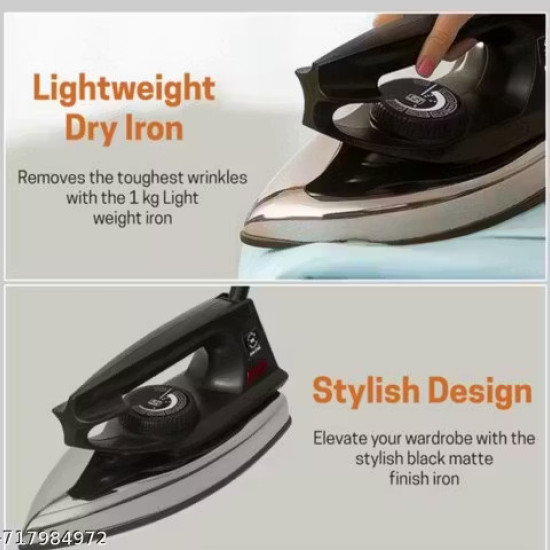 1000 Watt Dry Iron With Americ