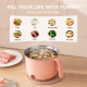 Stylish kettle pink and white 