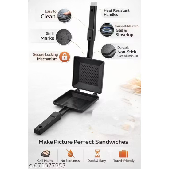 Non-Stick Grill Gas Sandw