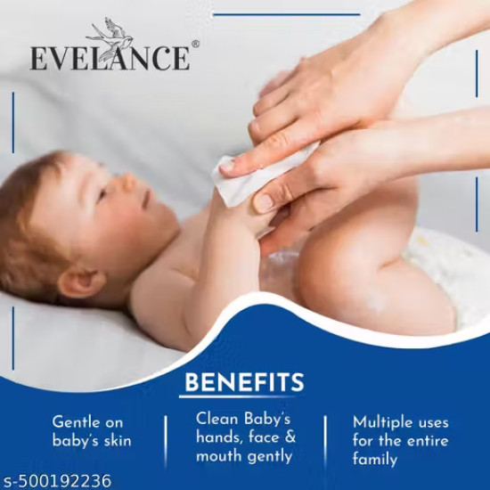 EVELANCE Baby Wipes 72 Sh