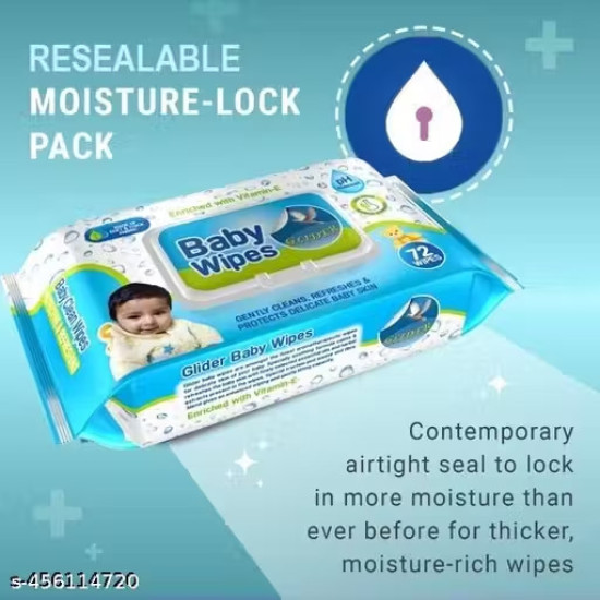 GLIDER Baby Wipes - with 