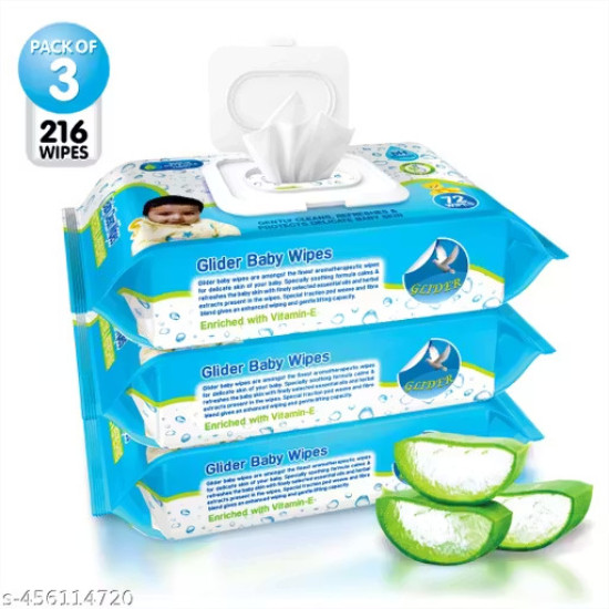 GLIDER Baby Wipes - with 