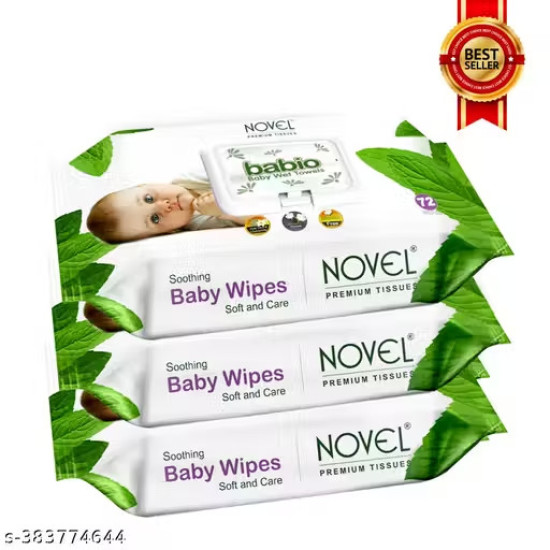 NOVEL Baby Wipes 72 Sheet