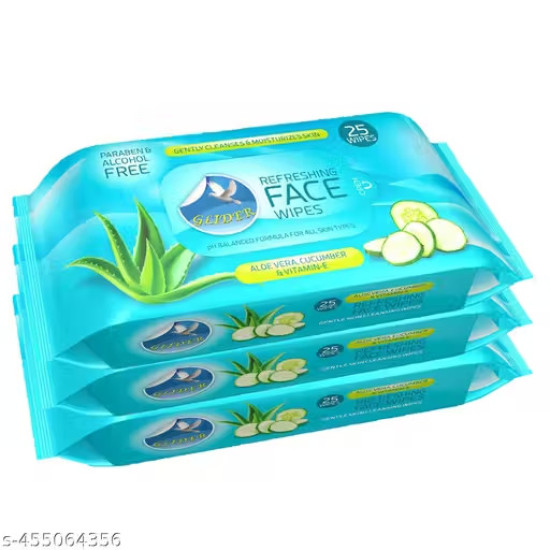 GLIDER Face Wipes | Moist