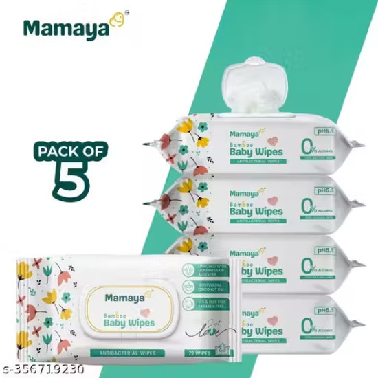 Mamaya Bamboo Baby Wipes 
