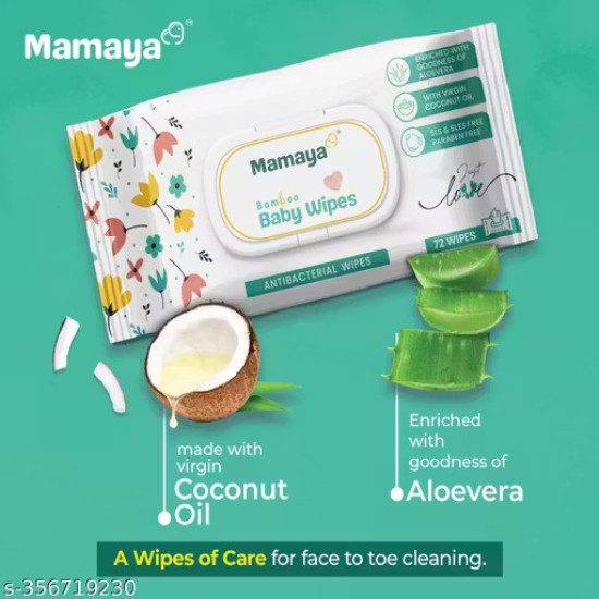 Mamaya Bamboo Baby Wipes 