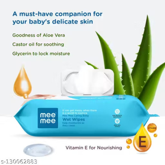 Mee Mee Wet Wipes with Li
