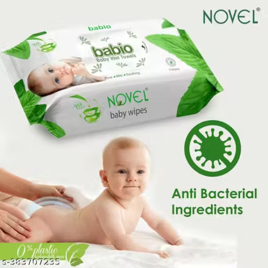 NOVEL Baby Wipes 72 Sheet