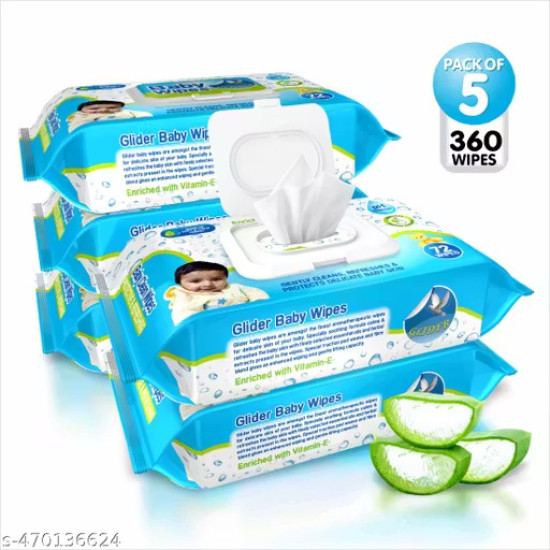 GLIDER Baby Wipes - with 