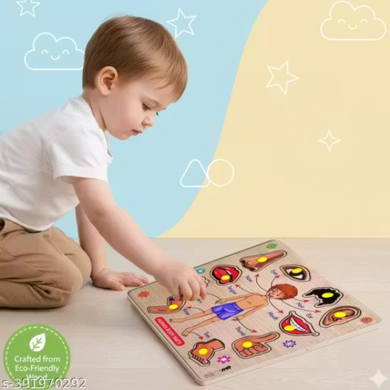 Wooden Body Parts Puzzle 