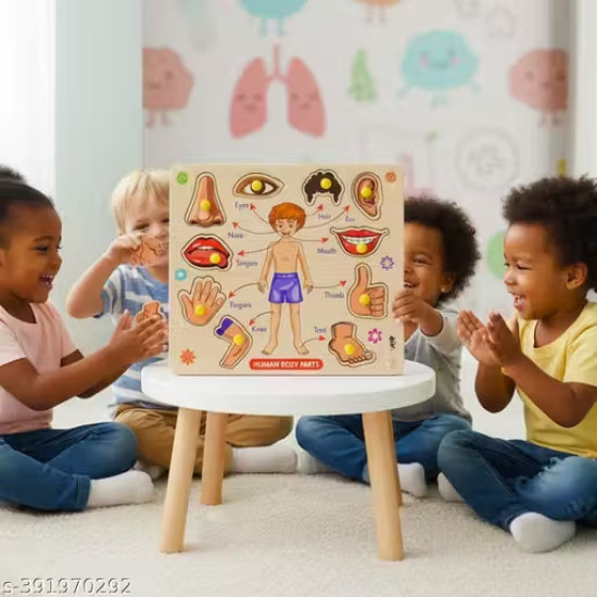 Wooden Body Parts Puzzle 