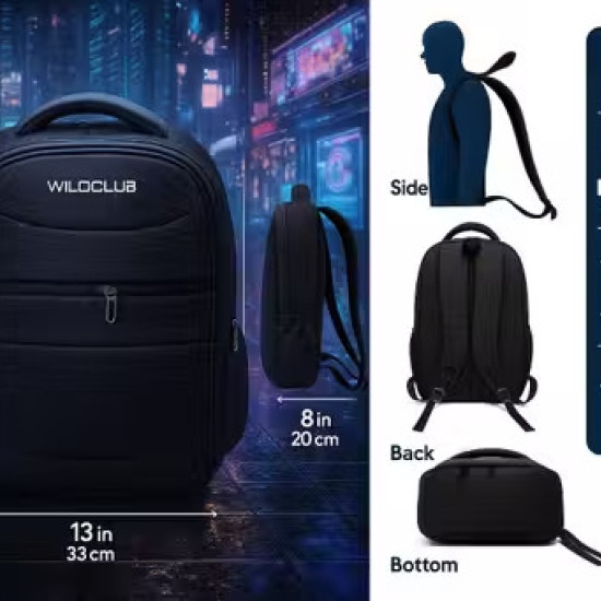 WILDCLUB 35L Stylish Lapt