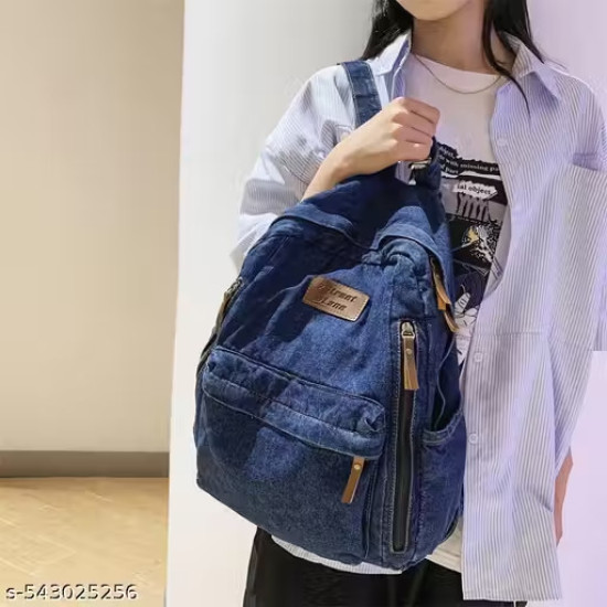 ZAINTO Denim Backpacks fo