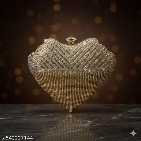 Bridal Gold Clutch Bag fo