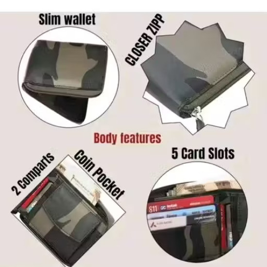 Men Fashion Wallet and Zi