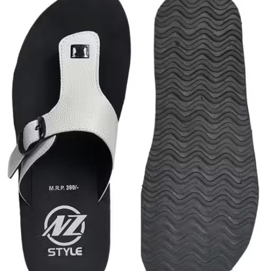 Pant adda black Flip Flop