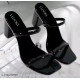 Patent Leather Flat Sanda