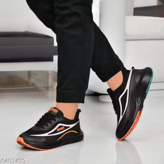 Blue Solid Men Running Sp