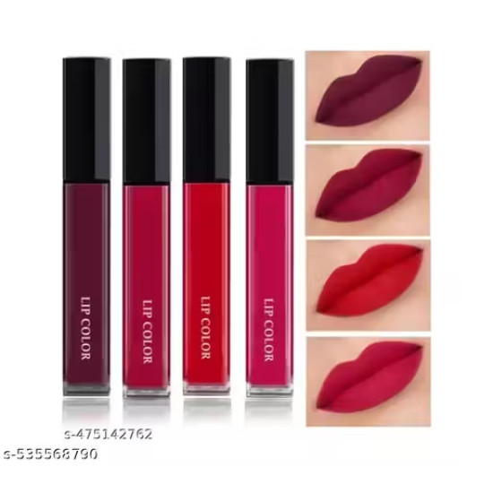 Liquid matte lipstick red